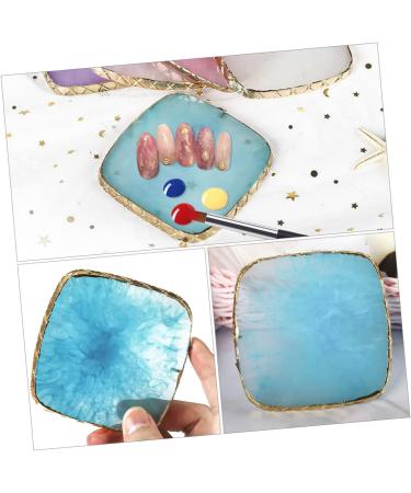 Didiseaon Nail Art Palette Resin Manicure Manicure Palettes Colleague Gift Plush Pencil Bag Nail Display Tool Nail Mixing Plate PVC Mixing Display Screen - Buy Online on GoSupps.com