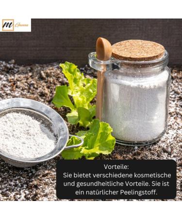  mGanna 100% Natural Diatomaceous Earth Powder for Skin Exfoliation Health and Cosmetic Formulations 227 g - Buy Online on GoSupps.com