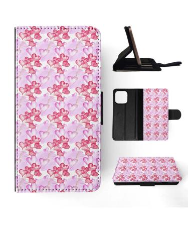 Protective case for Apple iPhone 14 Pro Max (motif: love heart Valentine's pattern)