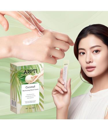 APPTI Moisturizing Hand Cream Day Clean Hand Lotion Travel Size Hand Cream Daily Moisturizing Hand Cream For Dry Hands - Coconut Fragrance Pack of 20 - Buy Online on GoSupps.com