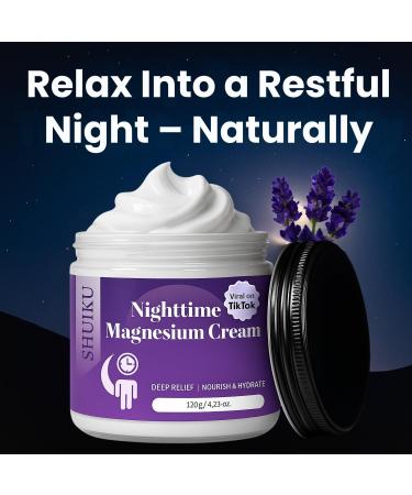Magnesium Lotion for Sleep & Calm Topical Magnesium Cream for Relaxation Nightly Calm Better Sleep and for Leg Cramps & Pain - Buy Online on GoSupps.com