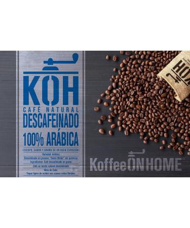 KoffeeOnHome Cafe Grain Decafeine a l Eau Sans Solvant 100% Arabica 2x1kg 2 kg (Lot de 1) - Buy Online on GoSupps.com