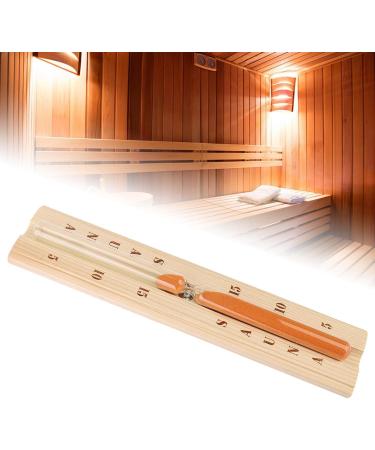 Elegant Wooden Hourglass - Long-lasting Sauna Timer for Home Pool & Kitchen | Ideal Gift for Birthdays - Buy Online on GoSupps.com