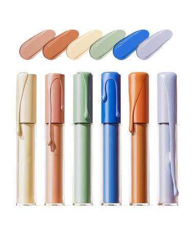 Vision correction Color Corrector Camouflage 6 Piece Touchon Long Lasting Highlighter Set For Facial Discoloration Redness Skin