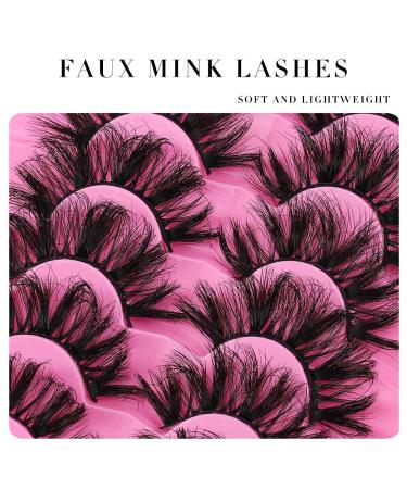 Uranian 20mm D Curl False Eyelashes - Long, Dramatic, Volume Fake Lashes for Women - 7 Pairs - Buy Online on GoSupps.com