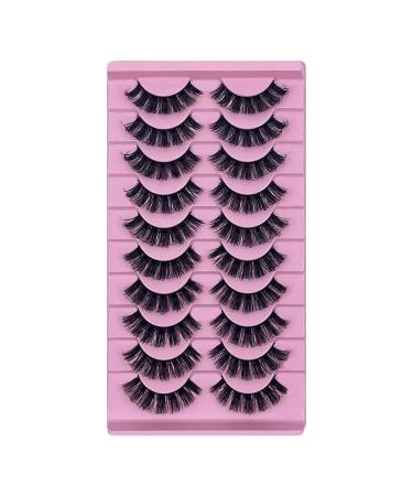 Alyxxndra D-Curl Russian False Eyelashes - Fluffy Natural 3D Faux Mink Lashes (TK04) - Buy Online on GoSupps.com