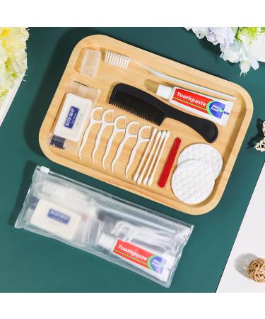 25 Sets Personal Hygiene Kit Bulk - Disposable Toiletry Kits for Travel Homeless Supplies | Toothbrush Toothpaste Floss Comb & Soap Cover - Buy Online on GoSupps.com