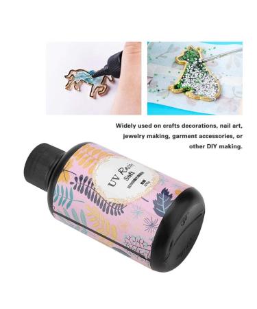 Safe and eco-Friendly UV Resin Coloring UV Resin o More Waiting Art Crafts Nail Art Garment Accessories Crafts Soft Glue 100g - Buy Online on GoSupps.com