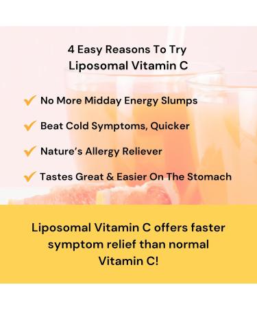 Revitalize Wellness Liposomal Vitamin C | 1 000 mg Vitamin C | Profound Absorption Pure Corn Free & GMO-Free | 30 Servings - Buy Online on GoSupps.com