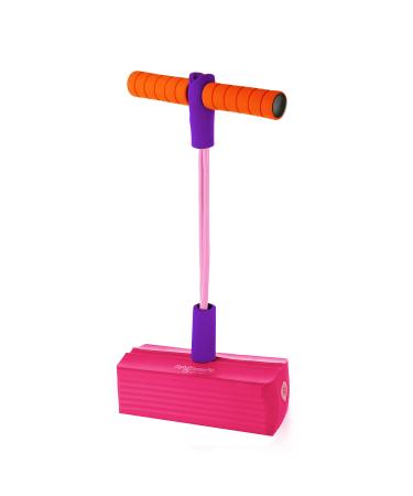 The Original Foam Pogo Jumper for Kids 100% Safe Pogo Stick, Strong Bungee Toy for Toddlers, Fun Foam Hopper for Children, SQUEAKS with Each Hop! Supports up to 250lbs. by PlayHurray