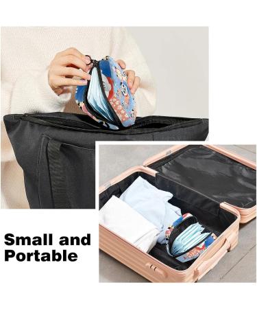 Cute Cartoon Animal Pug and Cats Sanitary Napkin Storage Bag - Buy Online on GoSupps.com