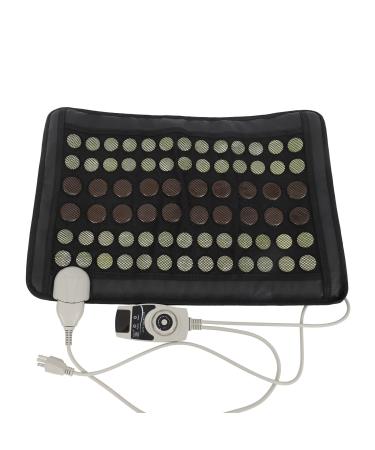 Fern infrared heating pillows for the back 23.5 x 16-inch heating pillows with natural jade and turmaline stones with smart controller infrared heating mat for back and thighs