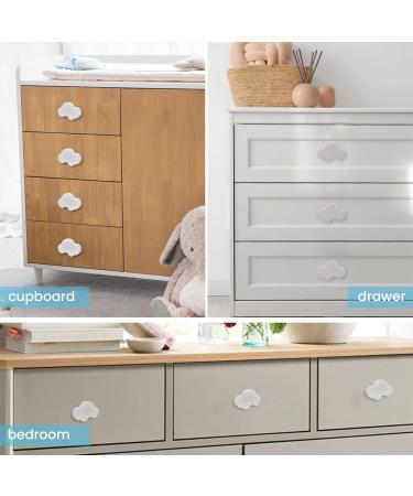Povxlum 10pcs Cartoon Cloud Knobs Kids Drawer Pulls for Bedroom & Kitchen Furniture | International Shipping Available - Buy Online on GoSupps.com