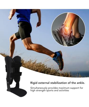 Adjustable Ankle Stabilizer Brace with Bilateral Hinges - Support for Sports Injuries Sprains & Weakness (Left & Right Foot M) | International Shipping Available - Buy Online on GoSupps.com