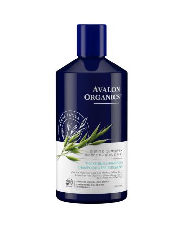 Avalon Organics Therapy Biotin B-Complex Thickening Shampoo For an Energized Scalp and Thicker Fuller-Looking Hair 414 ml