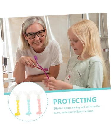 Buy Sewoart 3-Stage Children's Toothbrush - Safe Silicone Manual Toothbrush for Toddler Oral Care | High-Quality Kid's Toothbrushes - Buy Online on GoSupps.com