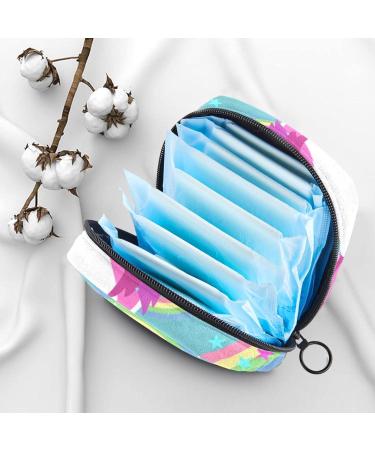 Buy Unicorn Rainbow Circle Storage Bag - Women's Menstrual Pad & Cup Organizer - Perfect for Teens Girls & Women - Buy Online on GoSupps.com