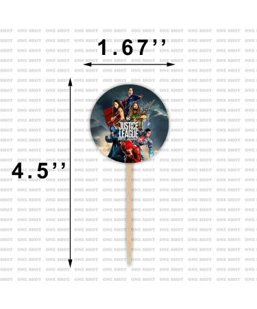 Justice League Cupcake Toppers Decorations - Buy Online on GoSupps.com