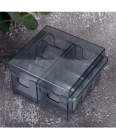 Haircutting Limit Comb Storage Box Transparent Grey Plastic Hair Clipper Guide Combs Accessories Holder - Buy Online on GoSupps.com