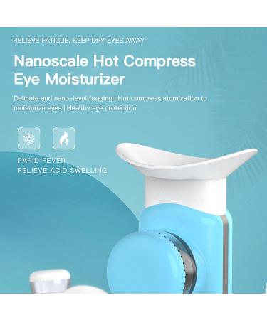 Machine Vapeur pour Les Yeux Safe Healthy Eye Wash Device pulv risation Nano Eyes Steamer 2 Modes | Soins des Yeux Hydratant Machine RapiChauffant 3 Niveaux Temp rature Bleu - Buy Online on GoSupps.com