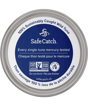 Safe Catch Canned Lowest Mercury Limit Albacore Tuna Fish No Salt Added Wild Caught Gluten-Free Kosher Whole30 Approved Keto 5oz Can 12-Pack - Buy Online on GoSupps.com