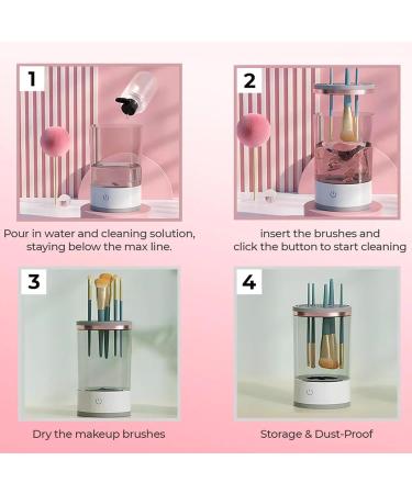Buy Electric Makeup Brush Cleaner - 2024 Automatic Spinning Cosmetic Brush Cleaner for All Sizes | Fast International Shipping - Buy Online on GoSupps.com