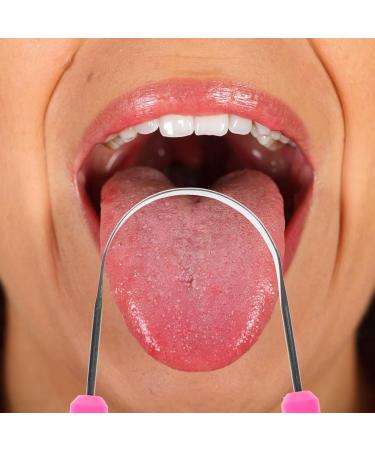 Baluue Stainless Steel Tongue Scraper - Effective Oral Cleaner for Kids & Adults | International Shipping Available - Buy Online on GoSupps.com