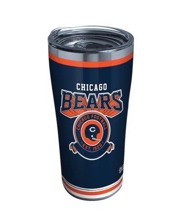 Tervis NFL Chicago Bears Vintage Triple Walled Insulated Tumbler, 20oz, Stainless Steel 20oz Stainless Steel
