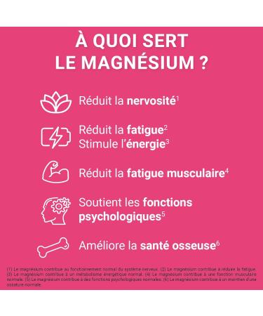 MAG 2 - Raspberry gums - Magnesium and vitamin B6 - Anti-nervousness and anti-fatigue - No added sugars - Dietary supplement - 45 gums - Voted product of the year 2023 - Buy Online on GoSupps.com