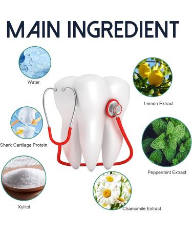 Aexzr Shark Cartilage Protein Dental Care Drops | Gum & Tooth Regrowth & Whitening | 5PC Stain Removal Serum - Buy Online on GoSupps.com