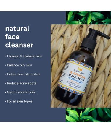 Black Soap for Face | Gentle Cleanser & Face Wash | Natural West African Blend | Small Batch 4 oz - Buy Online on GoSupps.com