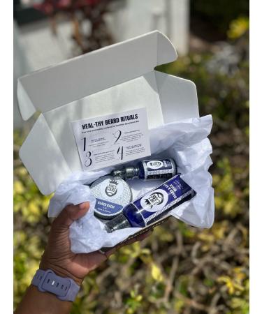 3 Step Beard Care Kit/Beard and Face Wash Beard Balm Beard Oil