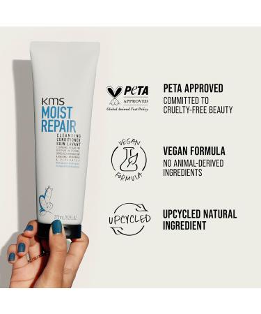 KMS MoistRepair Cleansing Conditioner for Dry & Damaged Hair 275ml Cleaning Detangling & Protective with Recycled Prickly Pear Vegan Formula - Buy Online on GoSupps.com