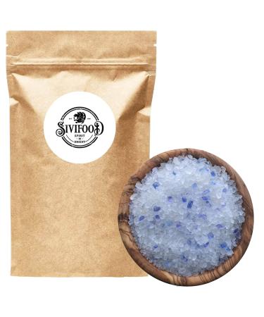 SIVIFOOD Blue salt 600g – blue crystalline salt coarse table salt blue sapphire sea salt
