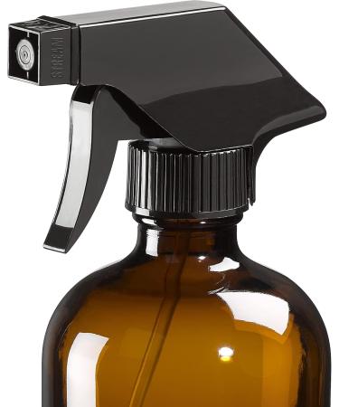 Elliott 480ml Brown Glass Spray Bottle - Eco-Friendly Recycled Glass with Locking Trigger Spray Mechanism for International Shipping - Buy Online on GoSupps.com