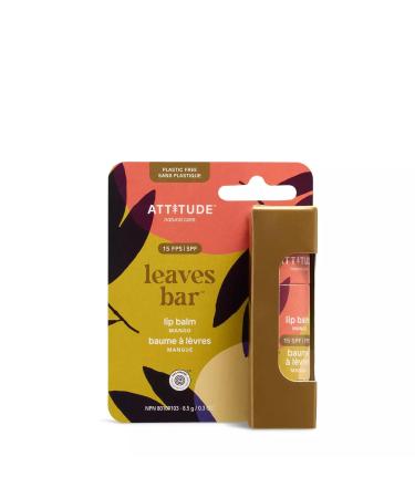 ATTITUDE Lip Balm SPF 15, Mineral Sun Protection, Zinc Oxide, Shea Butter, Argan & Castor Oils, EWG Verified, For Dry Lips, Men and Women, Mango, 0.3 Oz 0.3 Ounce (Pack of 1) - Buy Online on GoSupps.com
