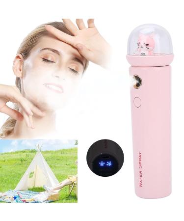 Cat Design Nano Facial Mister | Unclogs Pores, Removes Dirt & Acne | Warm Winter Moisturizing Face Steamer | Deep Cleaning & Humidifier for Home (Pink) - Buy Online on GoSupps.com