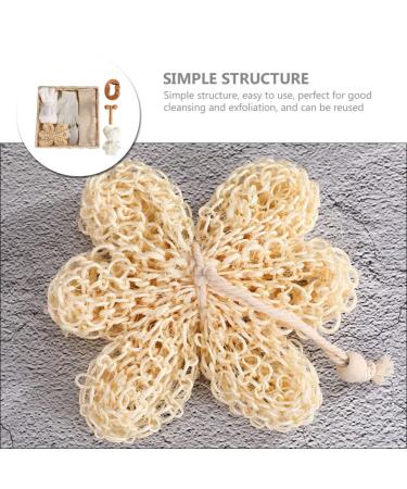 Healvian Bath Flower Set | Kids' Bathing Supplies Exfoliating Cloth & Makeup Accessories | Loofah Gloves & Hair Headbands for Fun Spa Days  - Buy Online on GoSupps.com