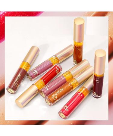 MIESCHER Hydrating Honey Lip Oil - Moisturizing Plumper with Ultra Shine, Non-sticky Glossy Finish - Vegan High Shine Lip Oil for Plumping and Hydration - Buy Online on GoSupps.com