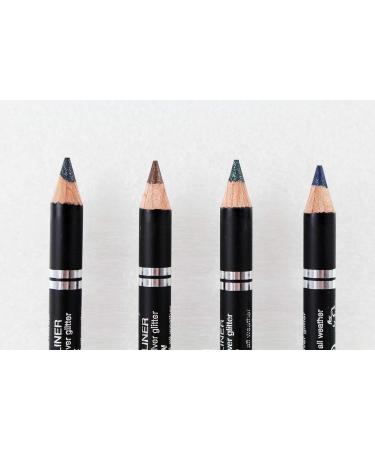 Makki Shimmer Black Eyeliner Pencil Colour 01 with Shimmering Silver Glitter - Buy Online on GoSupps.com