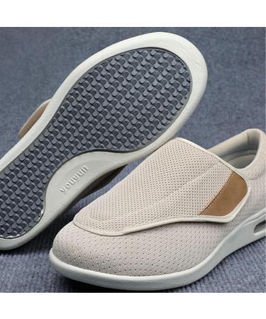 KXSM Swollen Diabetic Slippers - Adjustable Wide Fit Sandal for Arthritis & Edema - White 40 - Buy Online on GoSupps.com