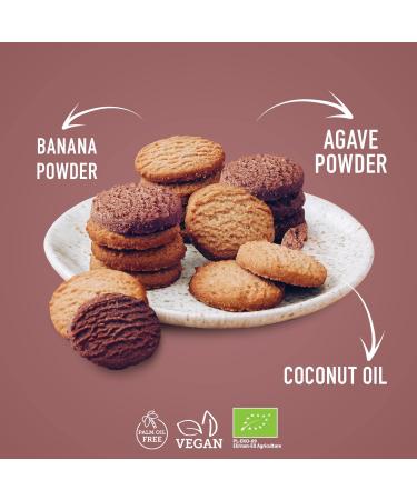  SUPER FUDGiO SUPER FUDGiO Organic Cookies | Naturally Sweetened Agave Organic Vegan Cookies - Palm Oil Free | Healthy Nibble | 6 x 130g - Buy Online on GoSupps.com