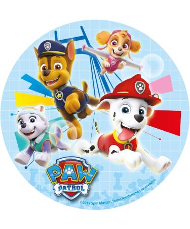 Dekozauber24 Paw Patrol Edible Cake Toppers Set - 2 Large (16cm) + 20 Mini - Perfect for Children's Birthday Decorations - Buy Online on GoSupps.com