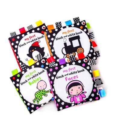 Ibasenice Baby Books - 3-Pack Early Education Fabric Story Toys for Perception Training | Waterproof Childrens Books - Buy Online on GoSupps.com