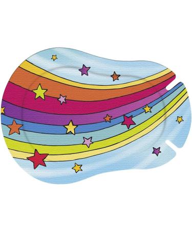 Buy Ortopad Bamboo Eye Patches for Girls - Adhesive 30 Pack Regular Size Fun Designs - Fairies & Rainbow Stars - Buy Online on GoSupps.com