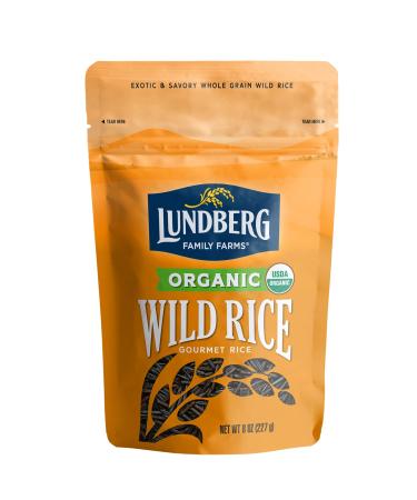 Lundberg Family Farms Organic Wild Rice, 8 Ounce Organic Wild 8 Ounce (Pack of 1)