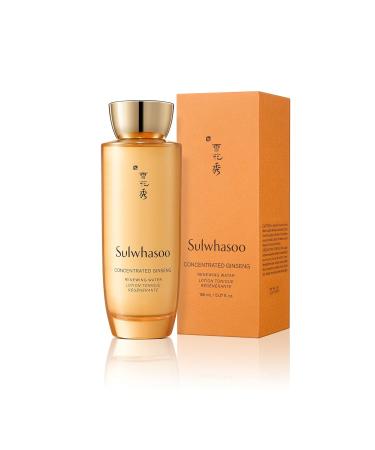 Sulwhasoo Concentrated Ginseng Renewing Water | Hydrating Korean Face Toner for Anti-Aging Wrinkle Improvement & Firmness | Niacinamide Hyaluronic Acid - 5.07 fl. oz - Buy Online on GoSupps.com
