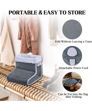 Volenx Electric Foot Warmer - 6-Stage Temp Control & 4-Stage Timer | Safe & Cozy Home Foot Heating | Perfect Gift for Family & Friends - Buy Online on GoSupps.com