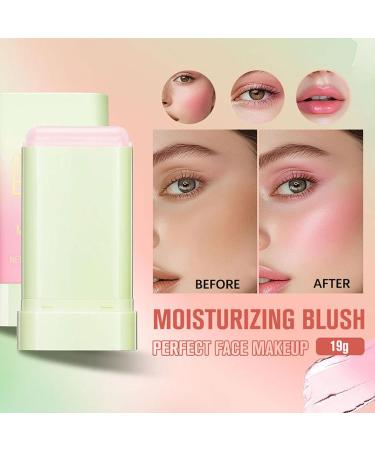 CHAKAE Tinted Blush Stick Cream Blushes Stick Solid Beauty Stick Moisturizing Stick Makeup Supplies for Cheeks - Buy Online on GoSupps.com