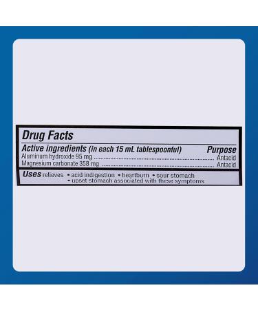 MAJOR Acid Gone Antacid Liquid - Acid Reflux Medicine for Adults - Upset Stomach Acid Indigestion and Heartburn Relief - Spearmint Flavored - 12 Fl. Oz. (4 Pack) - Buy Online on GoSupps.com